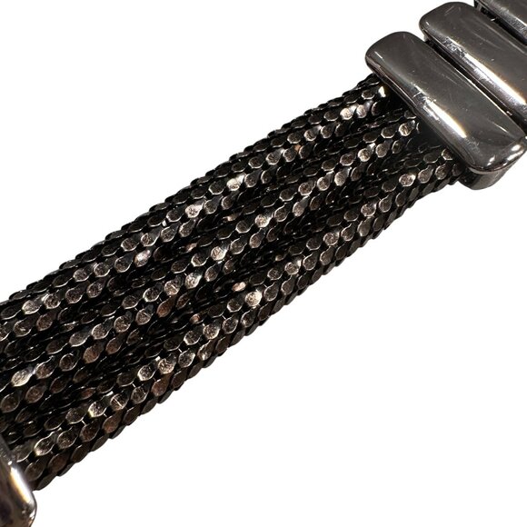 Chain Multi Strand Statement Belt Bar Metal Beaded Adjustable Gold Silver - Picture 15 of 16